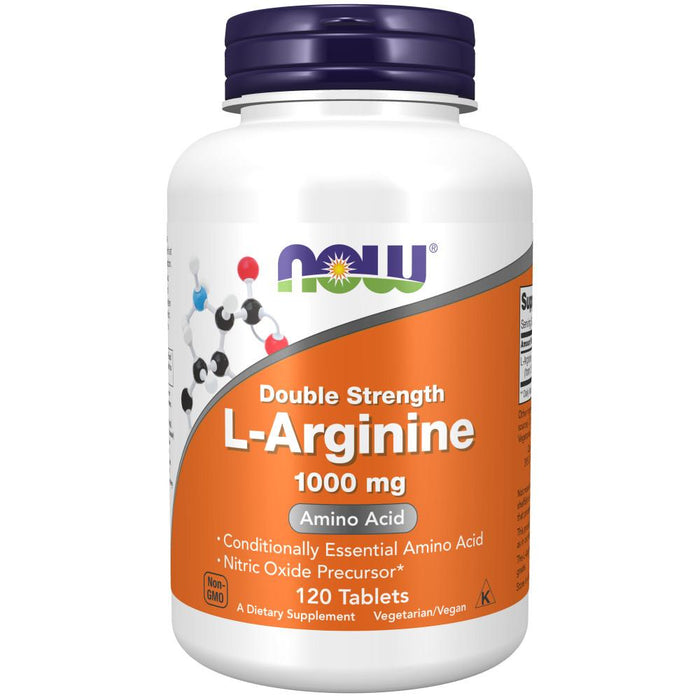 Now Foods - L-Arginina 1000mg - 120 cápsulas