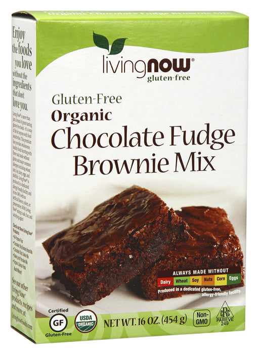Now Foods - Mezcla para Hornear Brownie de Chocolate 454g