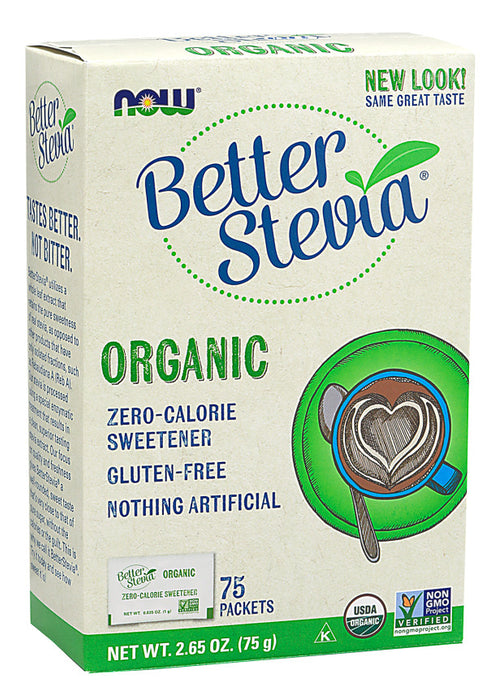 Now Foods - Endulzante de Stevia Orgánico 75 pck