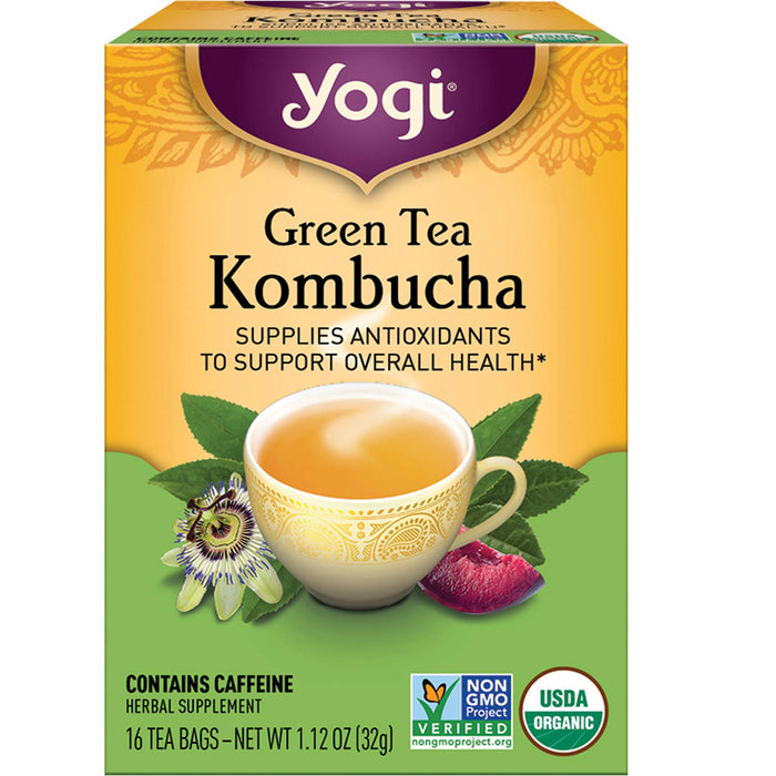 Yogi - Té Verde con Kombucha 32g