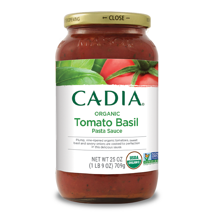 Cadia - Salsa de Tomate con Albahaca Orgánica 709g