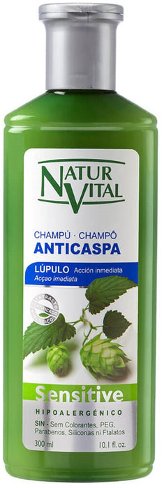 NaturVital - Shampoo para Control de la Caspa con Lúpulo 300ml