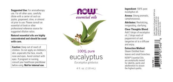 Now Foods - Aceite Esencial Eucalipto 118ml