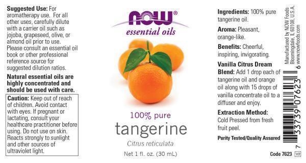 Now Foods - Aceite Esencial de Mandarina 30ml