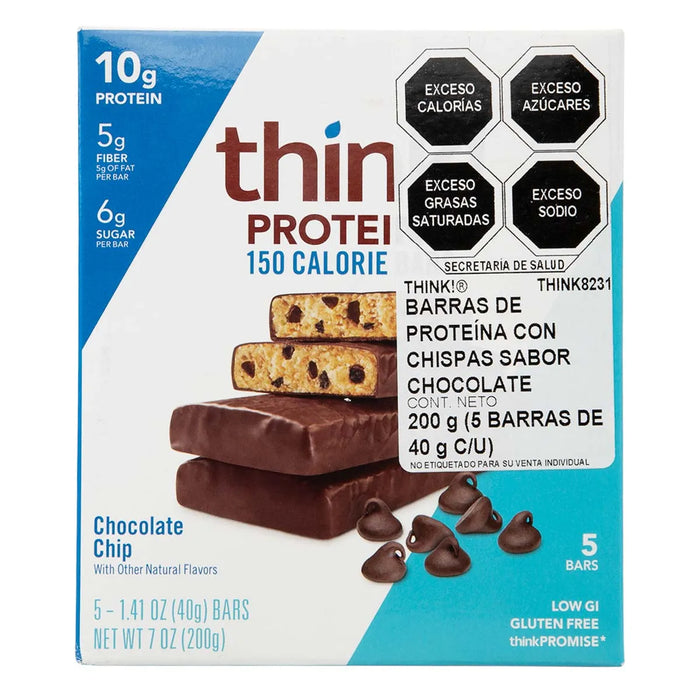 Think! - Barras Prot sab Galletas de Chocolate 5pack