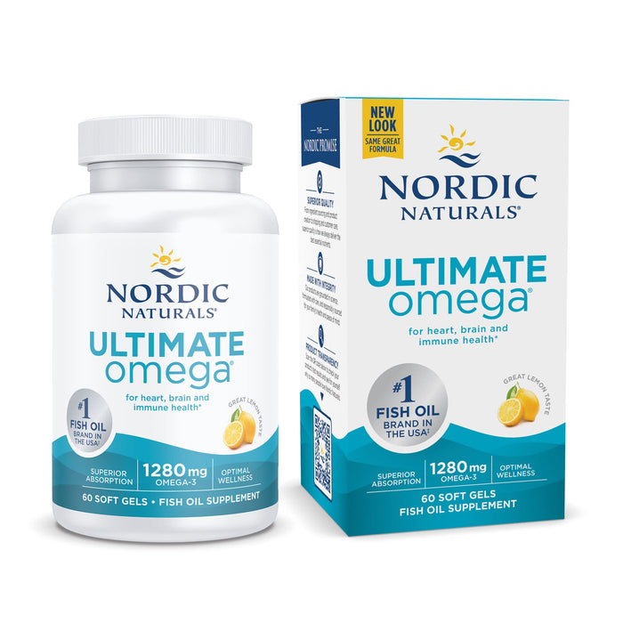Nordic Naturals - Suplemento Alimenticio de Omega 3 cont 60 capsulas