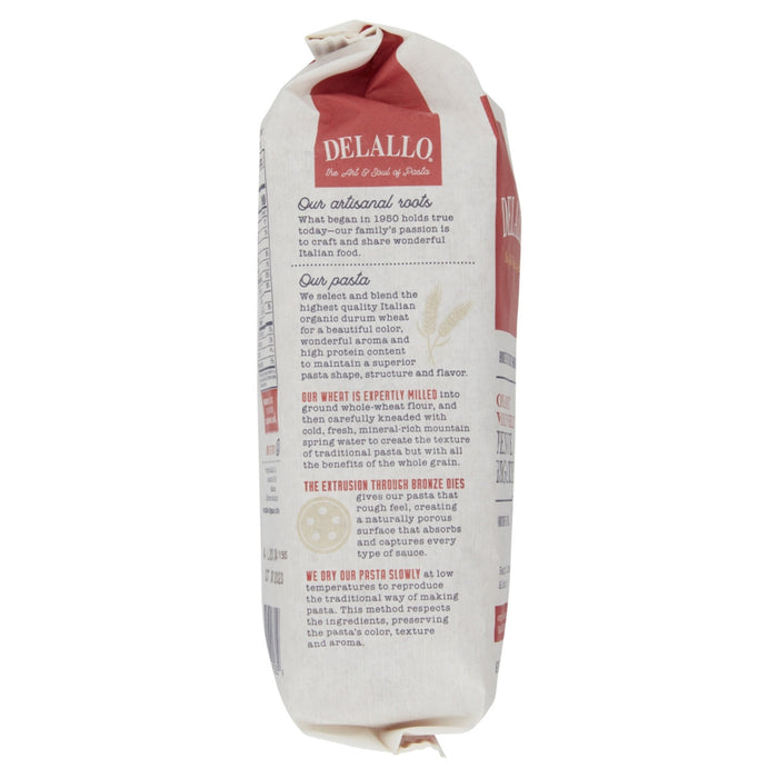 Delallo - Pasta Pluma de Trigo Integral N°36  454g