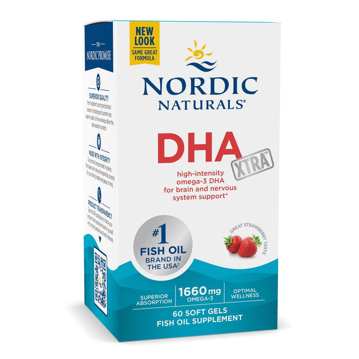 Nordic Naturals - Suplemento Alimenticio de DHA Xtra cont 60 caps
