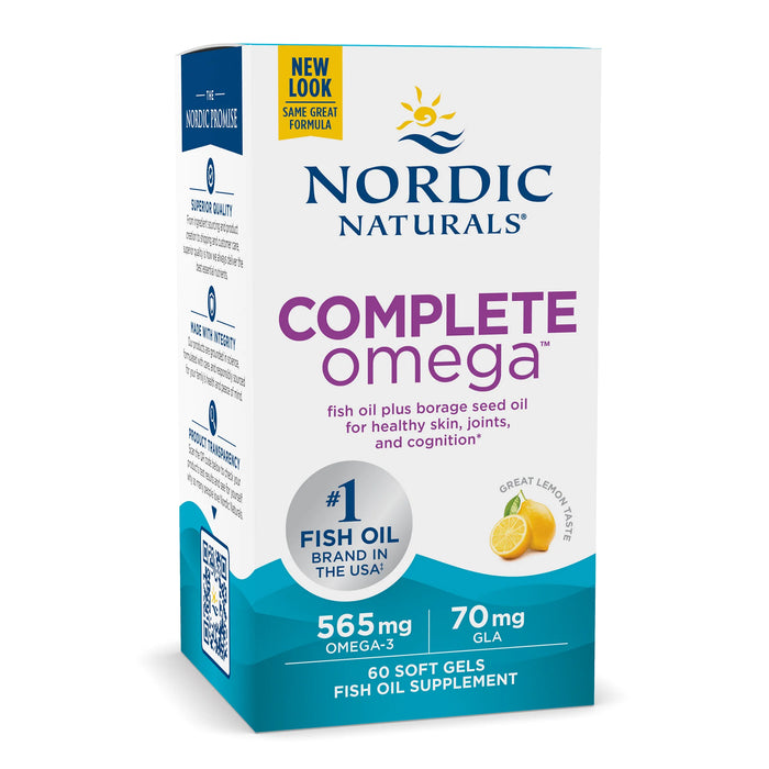 Nordic Naturals - Suplemento Alimenticio de Omega 3 y 6 cont 60 caps