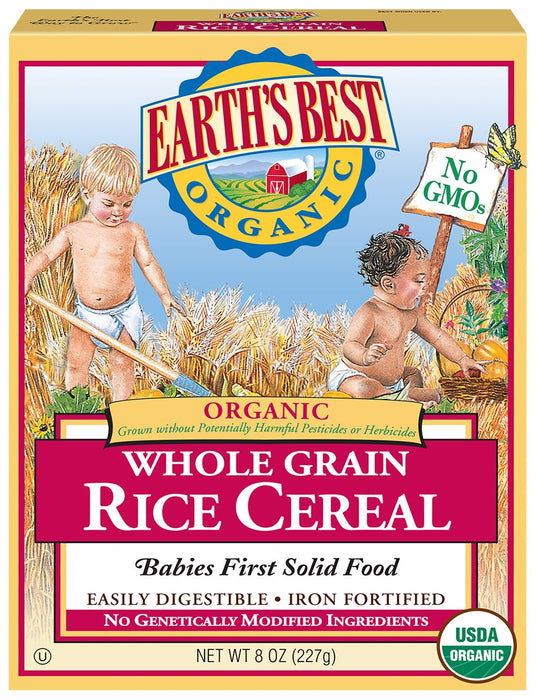 Importación - Cereal de Arroz de Grano Entero Orgánico para Bebé 227g