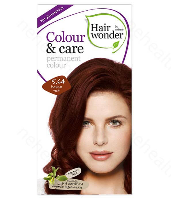 Hair Wonder - Tinte para Cabello Permanente Color Rojo Henna 100ml