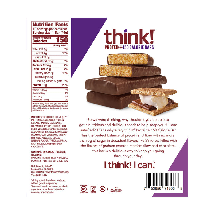 Think - Barras Proteicas sab Malvavisco y Chocolate 5pack