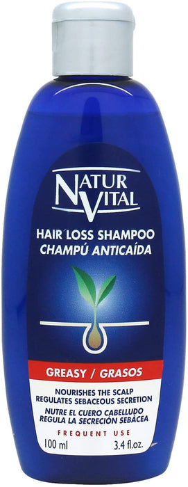 NaturVital - Shampoo Control Caída para Cabello Graso 100ml