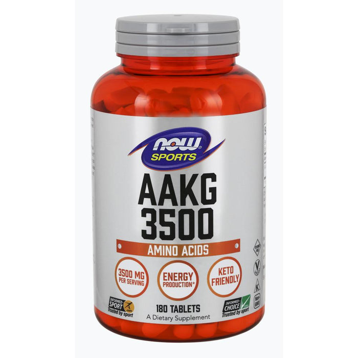 Now Foods - AAKG 3500 - 180 Tabletas