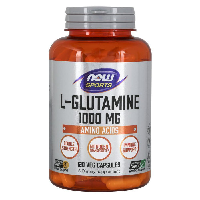 Now Foods - L-Glutamina 1000mg - 120 Cápsulas