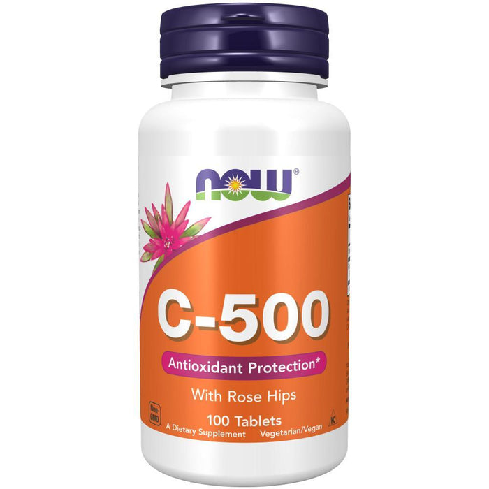 Now Foods - Vitamina C 500mg - 100 Tabletas