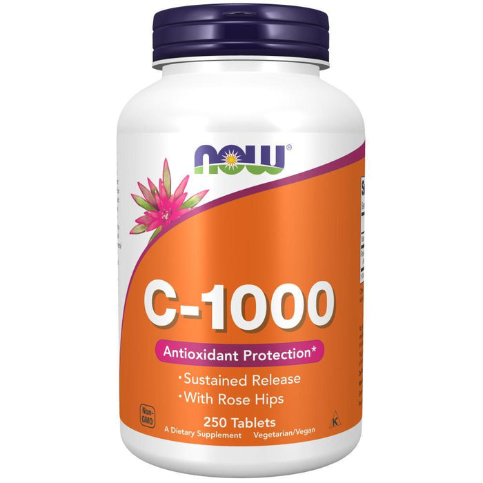 Now Foods - Vitamina C 1000mg - 250 Tabletas
