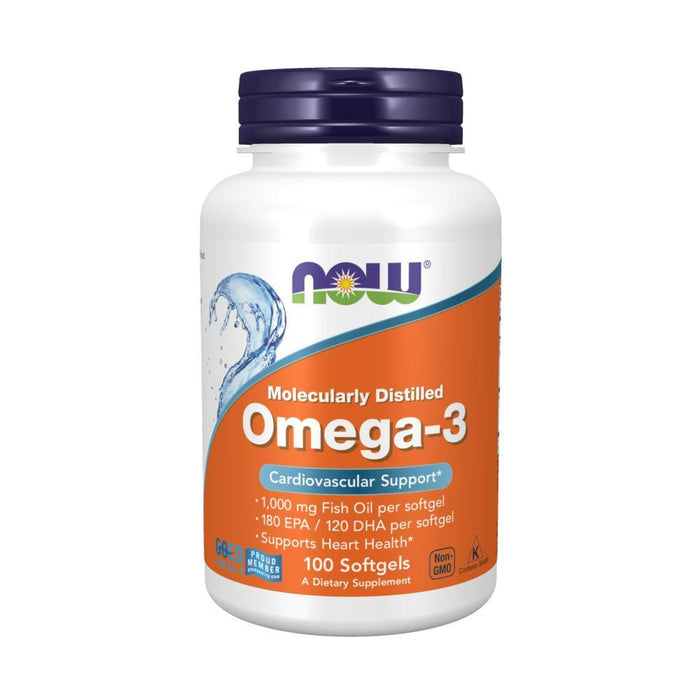 Now Foods - Omega-3 - 100 Cápsulas