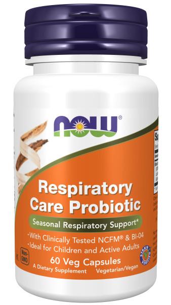 Now Foods - Probióticos para Soporte de Enfermedades Respiratorias - 60 Cápsulas