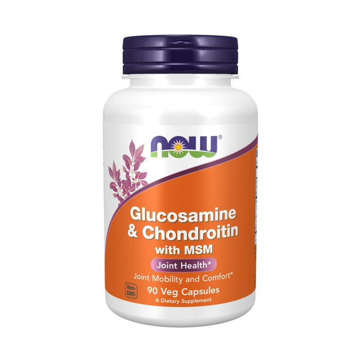 Now Foods - Glucosamina y Condroitina con MSM - 90 Cápsulas