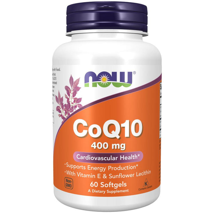 Now Foods - CoQ10 400mg - 60 Cápsulas