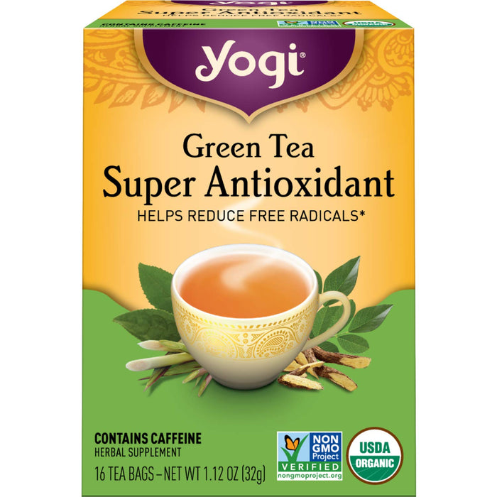 Yogi - Té Verde Antioxidante Sabor Cítrico 32g