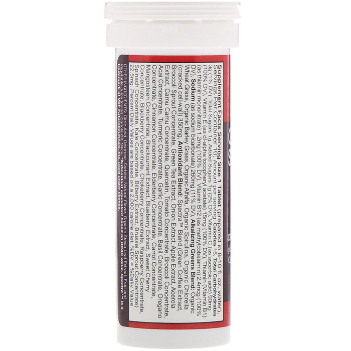 Amazing Grass - Tabletas Antioxidante Sabor Bayas - 10 Tabletas Efervescentes