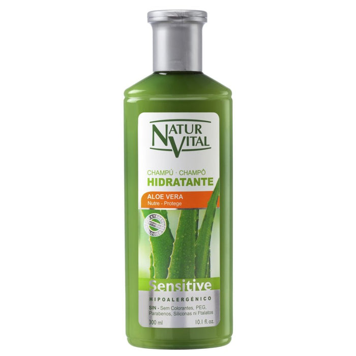 NaturVital - Shampoo de Aloe Vera Hidratante 300ml