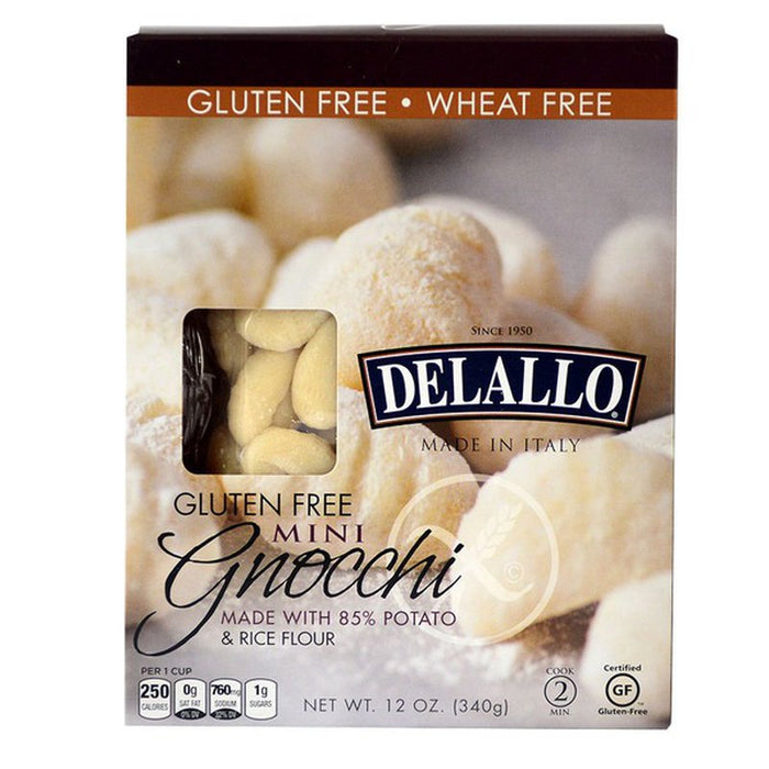 Delallo - Pasta tipo Gnocchi Libre de Gluten 340g