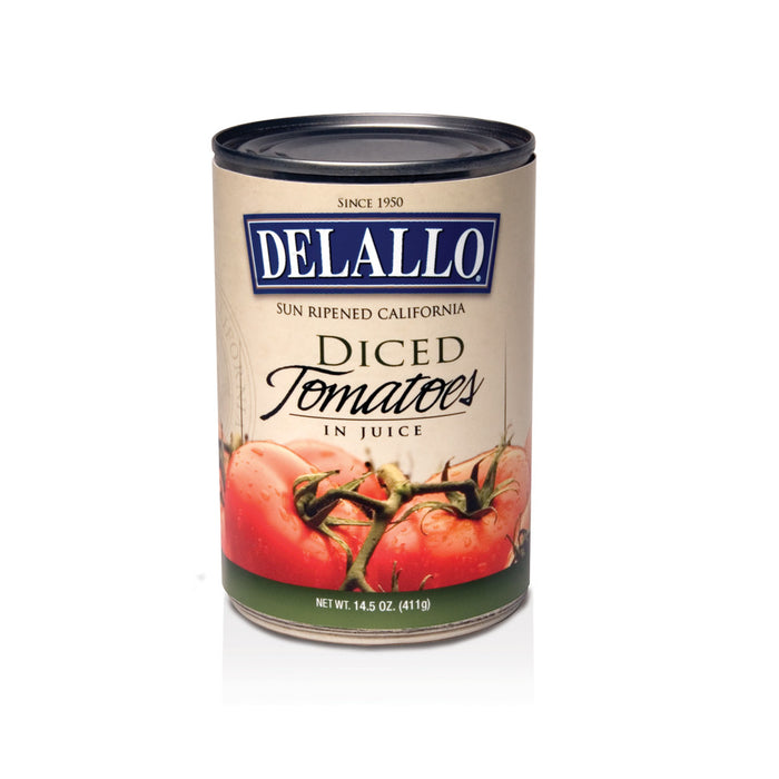 Delallo - Tomates Rebanados en Jugo 411g