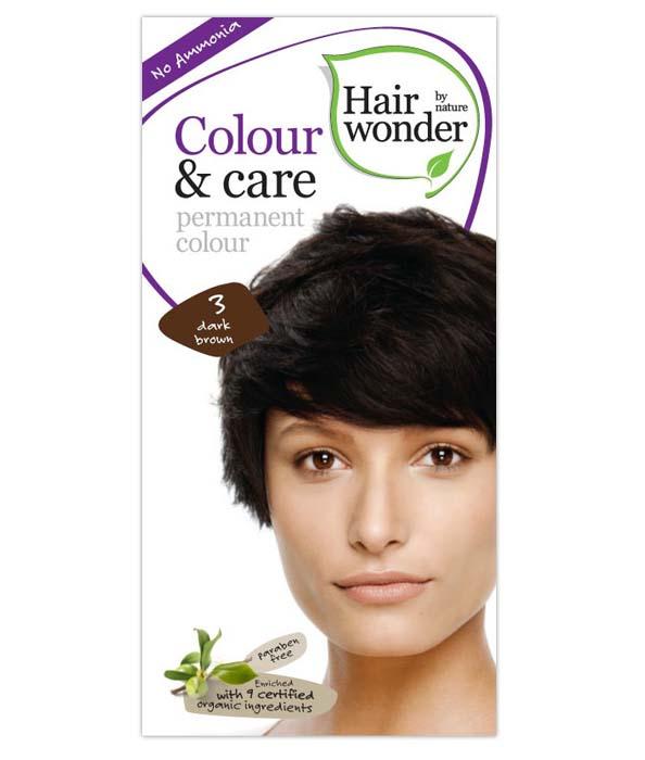 Hair Wonder - Tinte para Cabello permanente Color Café Oscuro 3 100ml