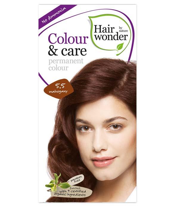 Hair Wonder -  Tinte para Cabello Permanente Color Caoba 100ml