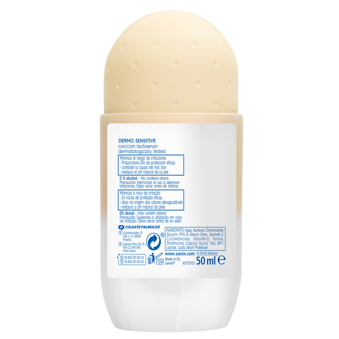 Sanex - Desodorante Antitranspirante para Piel Sensible 50ml