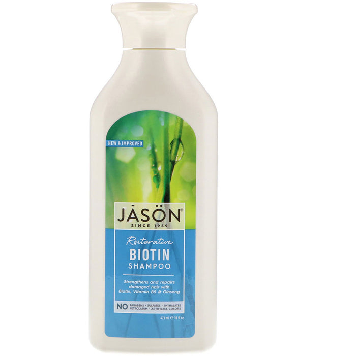 Jason - Shampoo Fortalecedor y Reparador con Biotina 473ml