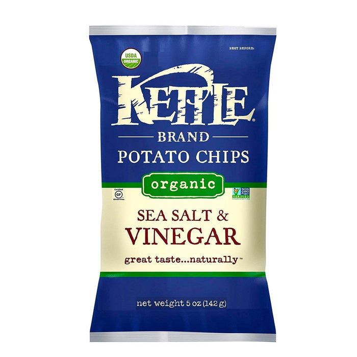 Kettle - Botana de Papa Frita Sabor Sal y Vinagre Orgánica 142g