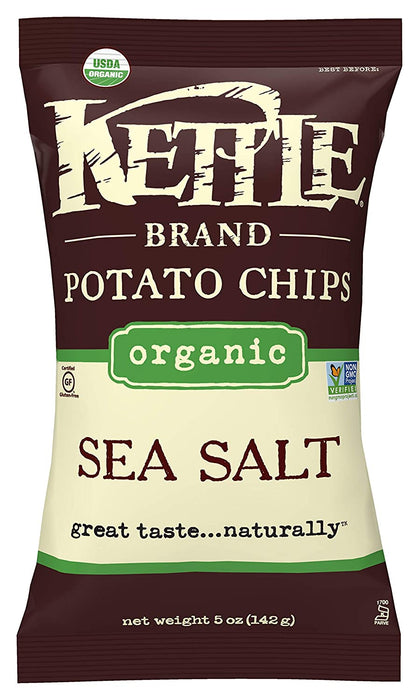 Kettle - Botana de Papa Frita Orgánica con Sal de Mar 142g