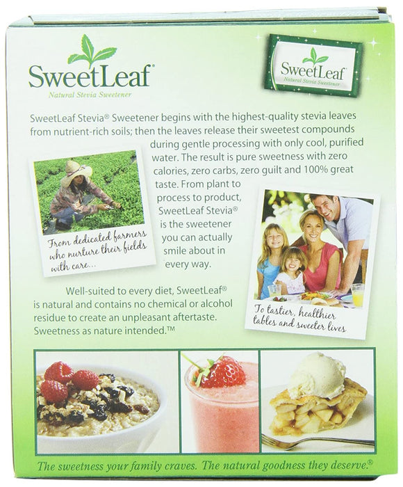 Sweet Leaf - Endulzante Natural de Stevia Sachets 35 pck