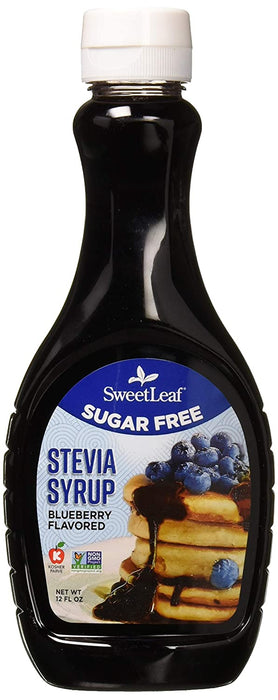 Sweet Leaf - Jarabe de Stevia Sabor Arándano sin Azúcar 360ml