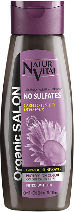 NaturVital - Mascarilla sin Sulfatos para Cabello Protección Color 300ml
