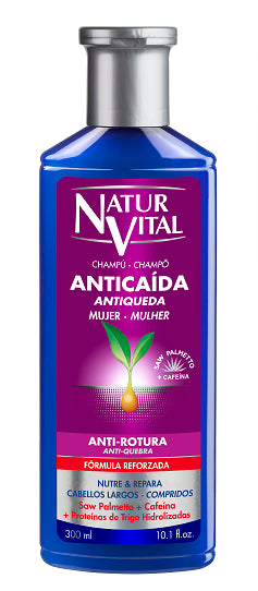 NaturVital - Shampoo para Mujer Control Caída - Control Rotura 300ml