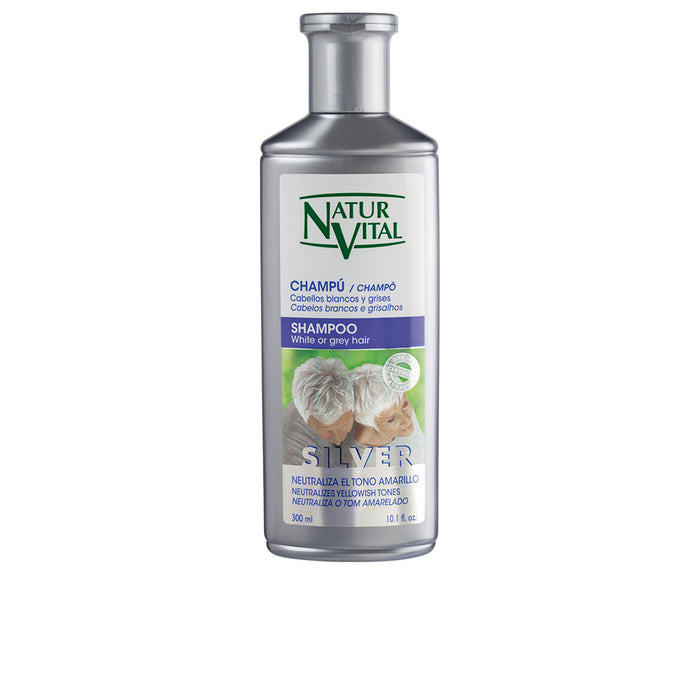 NaturVital - Shampoo para Cabellos Blancos y Grises 300ml