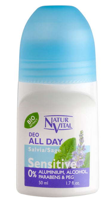 NaturVital - Desodorante Roll-On con Salvia 50ml