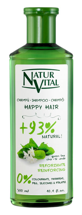 NaturVital - Shampoo Reforzante con Té Verde 300ml