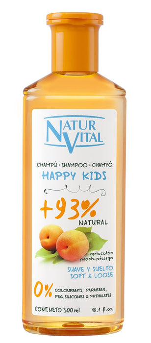 NaturVital - Shampoo para Niños con Melocotón 300ml