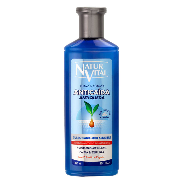 NaturVital - Shampoo Anticaida Para Cuero Cabelludo Sensible 300ml