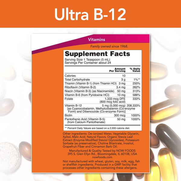 Now Foods - Vitamina B12 473ml