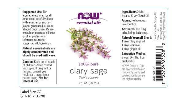 Now Foods - Aceite Esencial de Salvia Esclarea 30ml