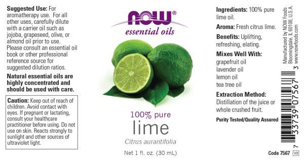 Now Foods - Aceite Esencial de Lima 30ml