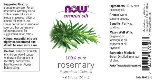 Now Foods - Aceite Esencial de Romero 30ml