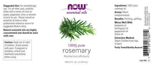 Now Foods - Aceite Esencial de Romero 118ml
